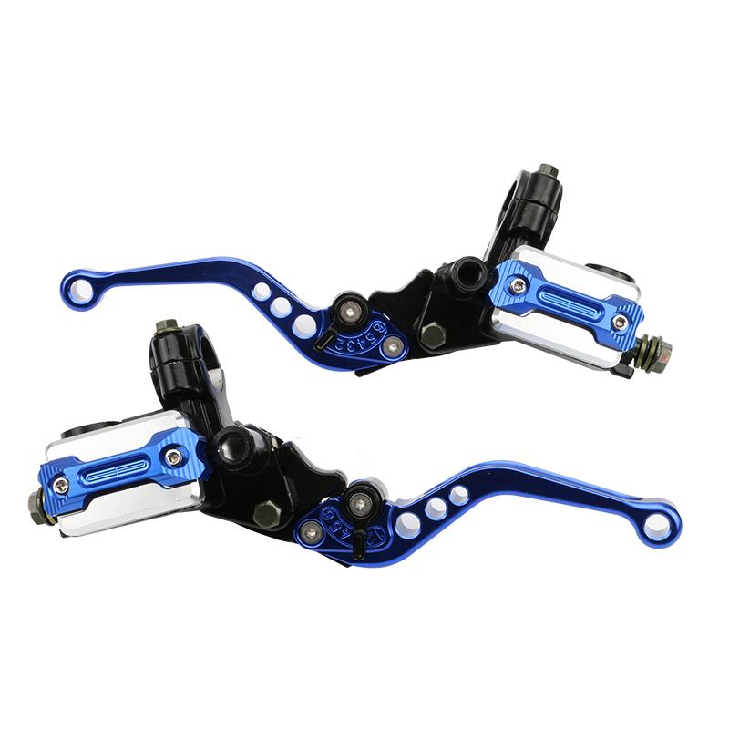 Motorrad 2 Ölaufkleber Box Bremskupplung Pumpenhebel Hydraulik Hauptzylinder Reservoir für Honda Yamaha Moto