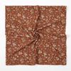 115cm Floral Printed Square Scarf Chiffon Headband Scarf For Muslim Woman Hijabs Shawls Lady Elegant Wraps Ethnic Islam Turban