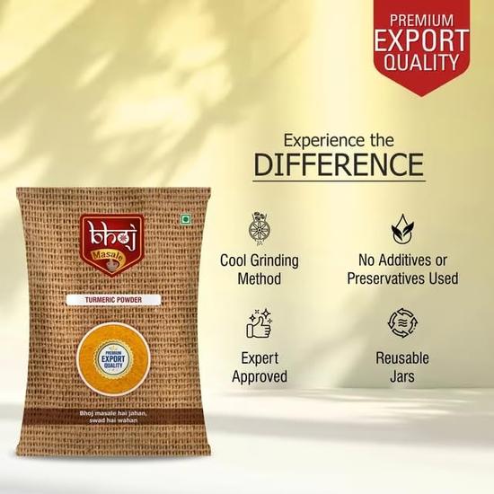 Bhoj Masale 300gm Combo Pack Dhaniya Jeera Powder, Turmeric Powder & Kashmiri Laal Mirch Powder (Each 100gm)