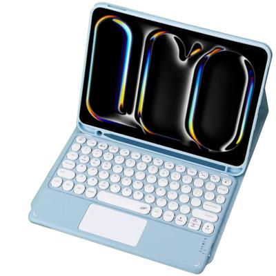 iPad Pro 11 Gen5 Bluetooth Keyboard Case with Touchpad (Blue)