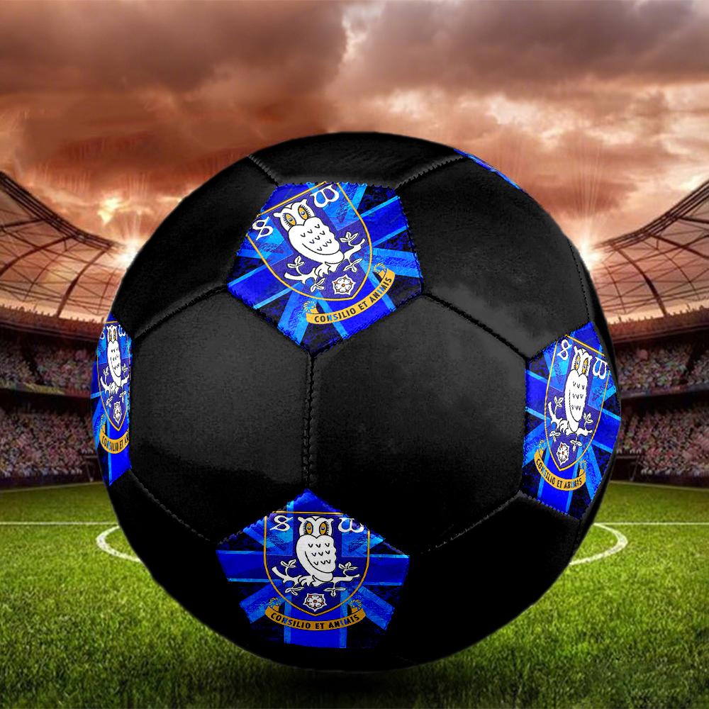 Sheffield Wednesday FC Fußball, bunt, für alle Altersgruppen geeignet, maschinengenäht, PVC-Material, Wettkampfqualität, langlebig und mit hohem Rückprall