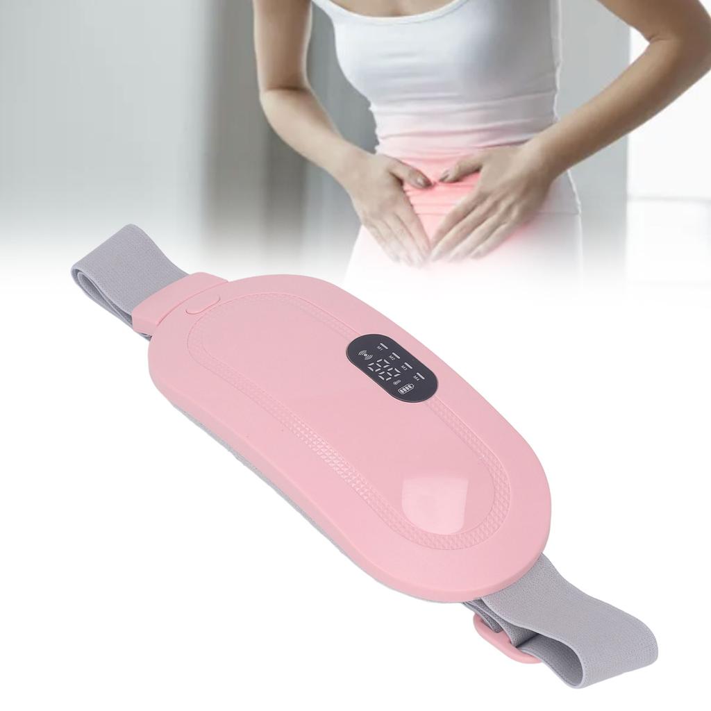 Menstrual Heating Pad USB Charging Electric Cordless Adjusted Portable Belt Heat Pad for Cramp