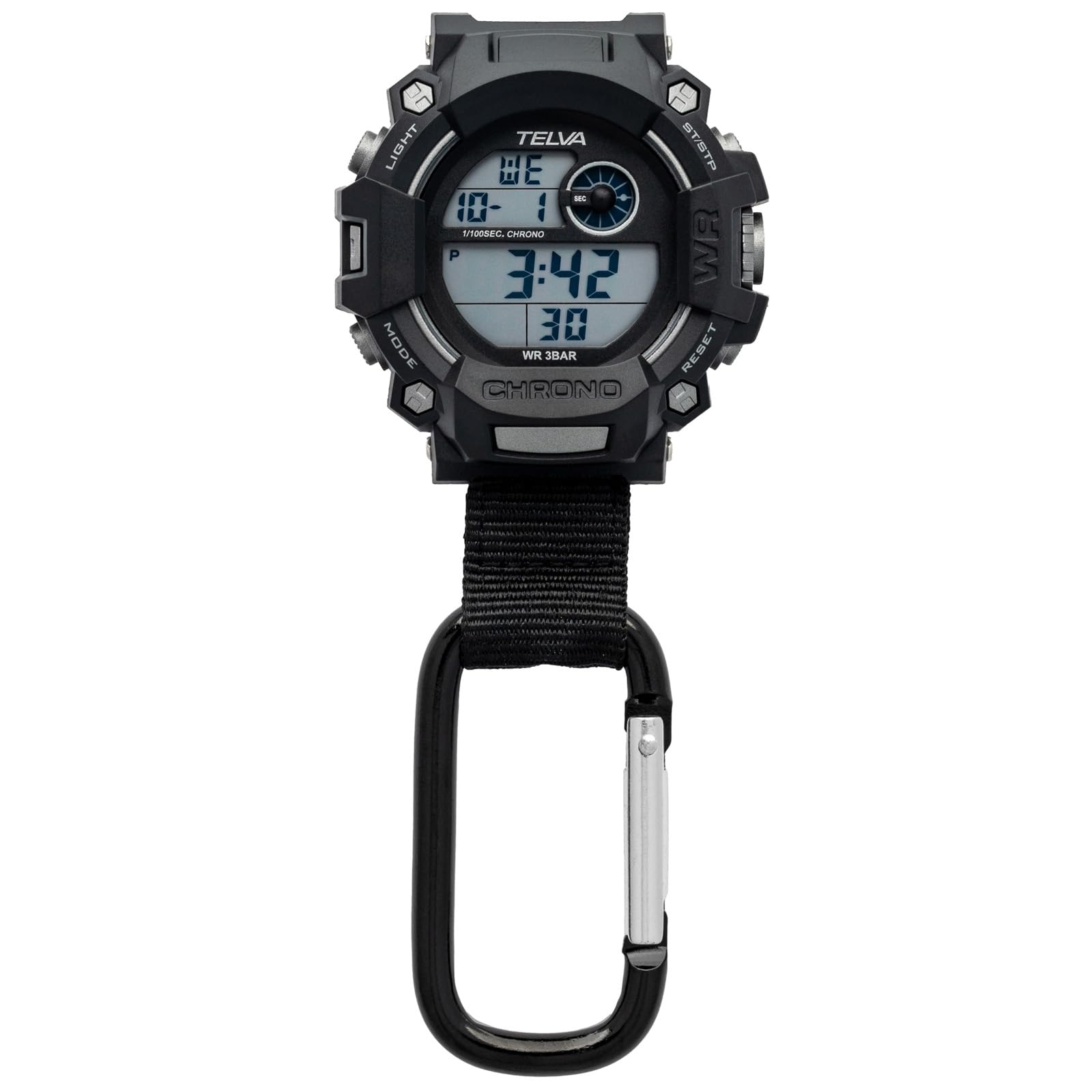 

Klefer Pocket Keychain Carabiner Easy to Perfect for Outdoor and Men s Watch, Watch, Watch, Digital, Waterproof, Read, Activities, Hiking, Fishing, сірий колір