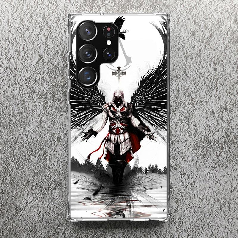 A-Assassins Gra Creed Nadruk Miękki Pokrowiec dla Samsung Galaxy S25 Edge S24 S23 S22 Ultra S21 Plus S20 FE Obudowa Telefonu S10 + Wzór C