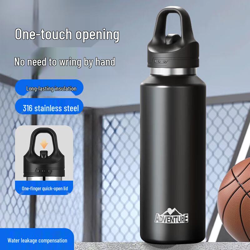 

Fanjj 480ml Quick Open Insulated Water Bottle