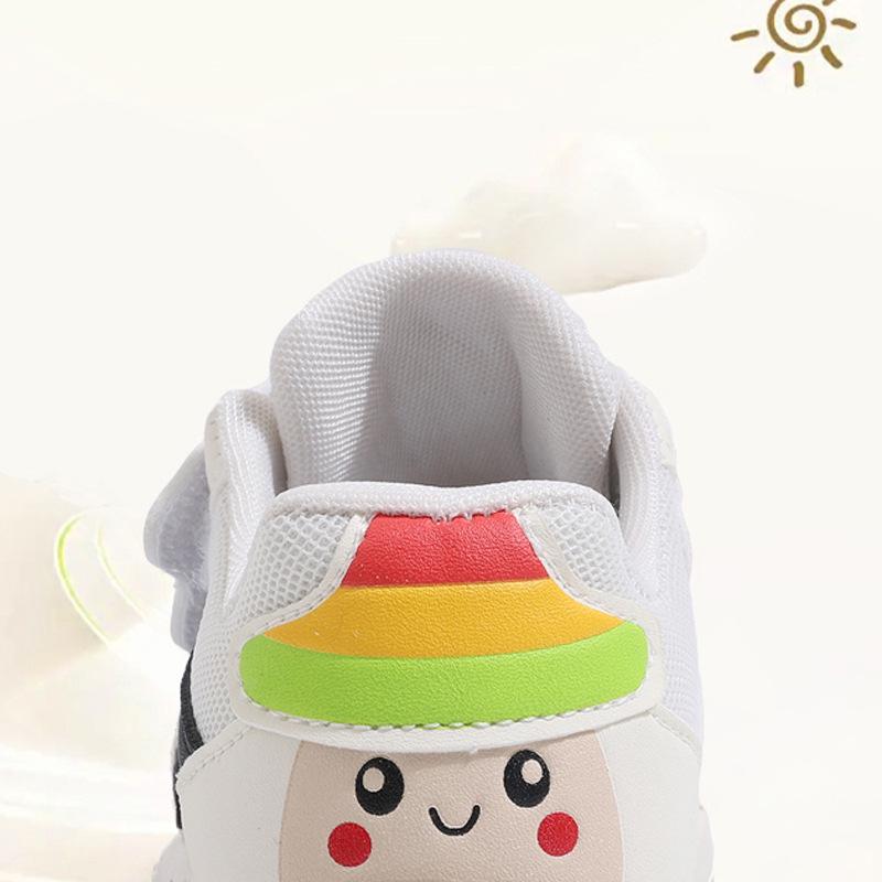 Baby Walking Shoes with Magic Tape, Soft Sole, Breathable Mesh for Spring and Autumn, Non-Slip Unisex Sneakers for Toddlers