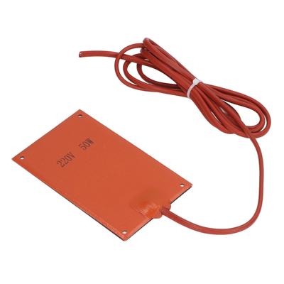 Silikonová topná podložka Hřející podložka Ohřívač 90x150mm AC 220V pro elektrickou skříň