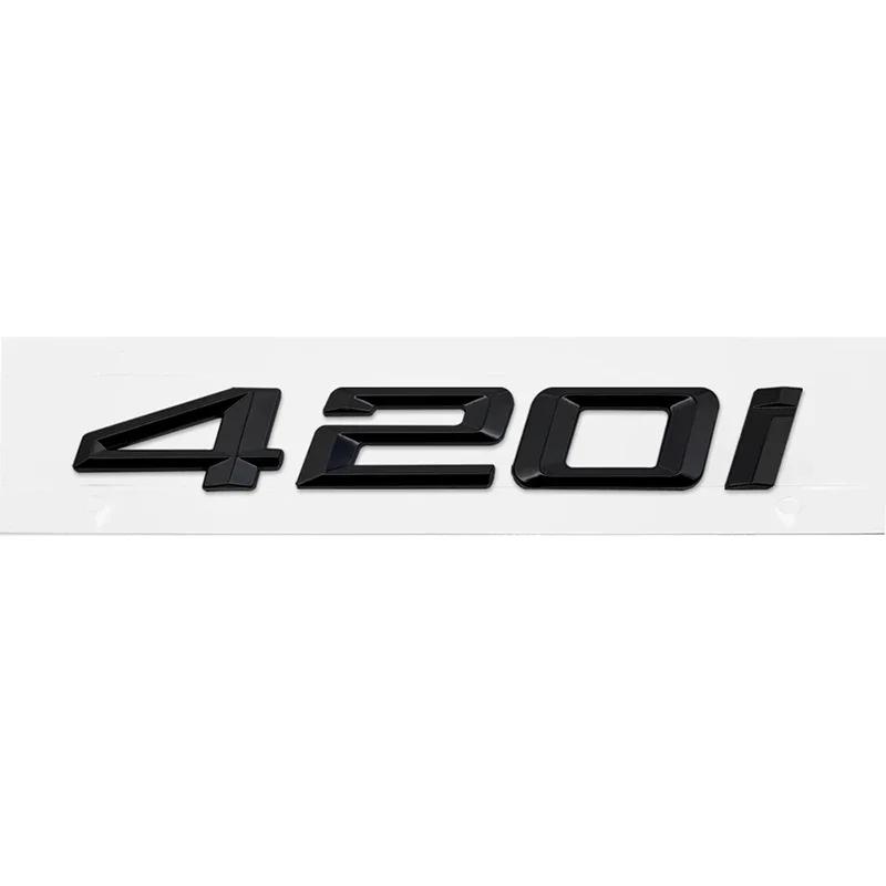 

ABS Car Rear Trunk Letters Logo Badge Emblem Sticker For BMW 4 Series 420i 425i 428i 430i 435i 440i 450i F30 F32 F33 F36 G26 G22