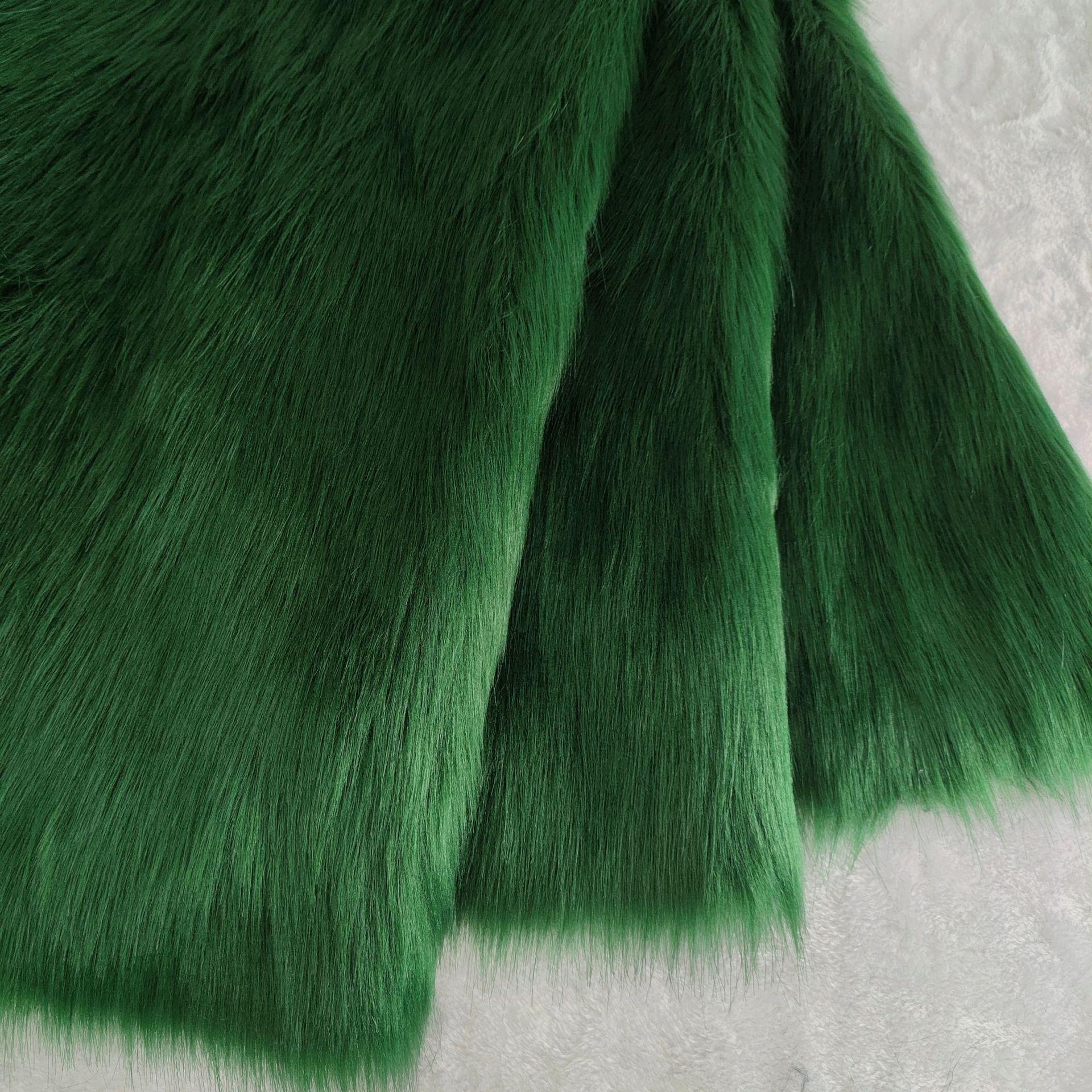 

5cm Faux Fox Fur Plush Fabric for Carpet, Clothing, and Furry Suits