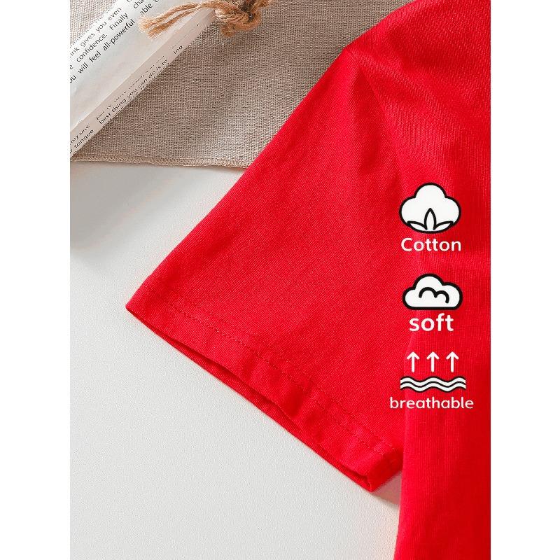 European Sizes Boys Casual Short Sleeve T-Shirt with Cute Christmas Axolotl Tee Graphic Print-- Fun Summer Design, Regular Fit for Casual Attire