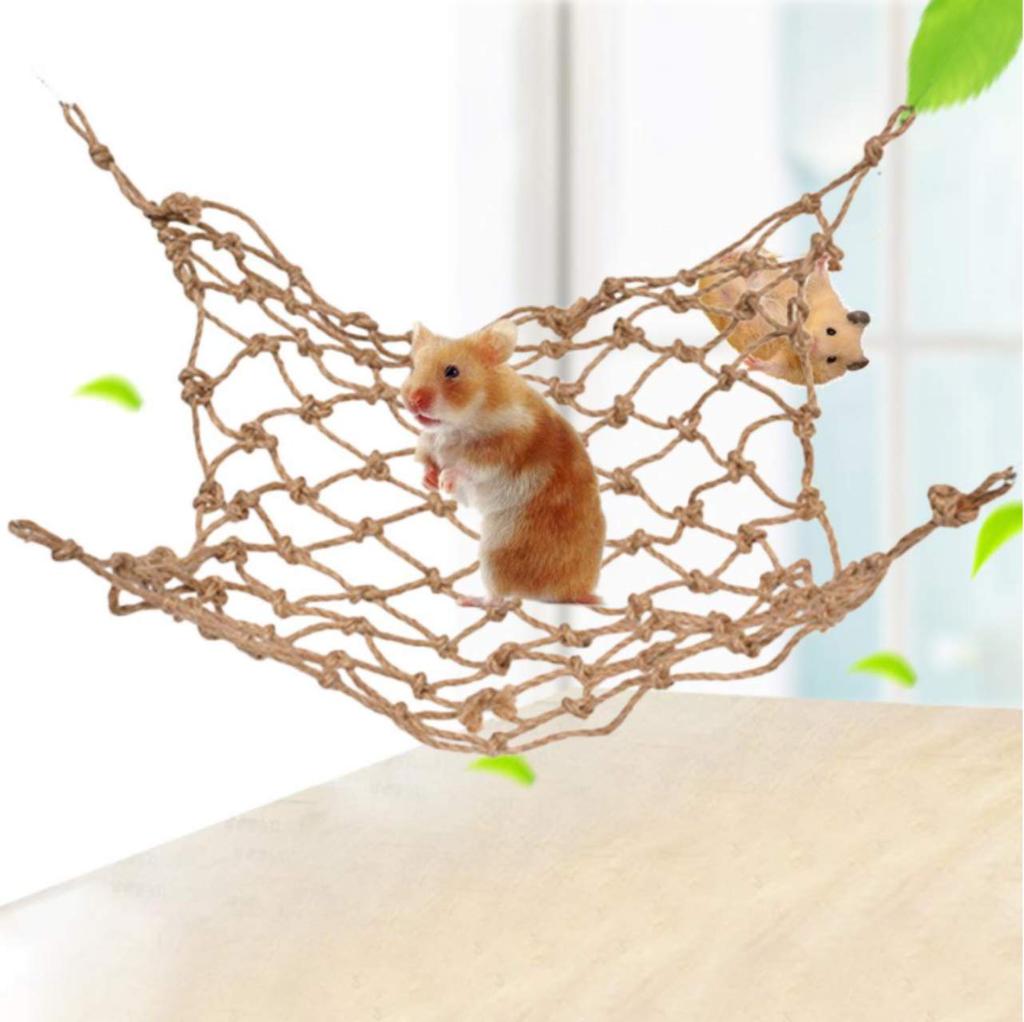 Heizi Parakeet Athletic Toy Net Playground Budgie Climbing Medium Parakeet Exercise Stress Relief Sparrow Parrot X (60cm 60cm)