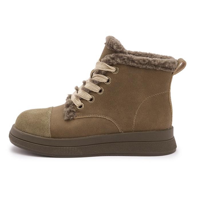 

Snow boots winter cotton shoes women s 2025 new velvet women s shoes outer wear winter shoes two cotton shoes warm Martin boots women s boots 40