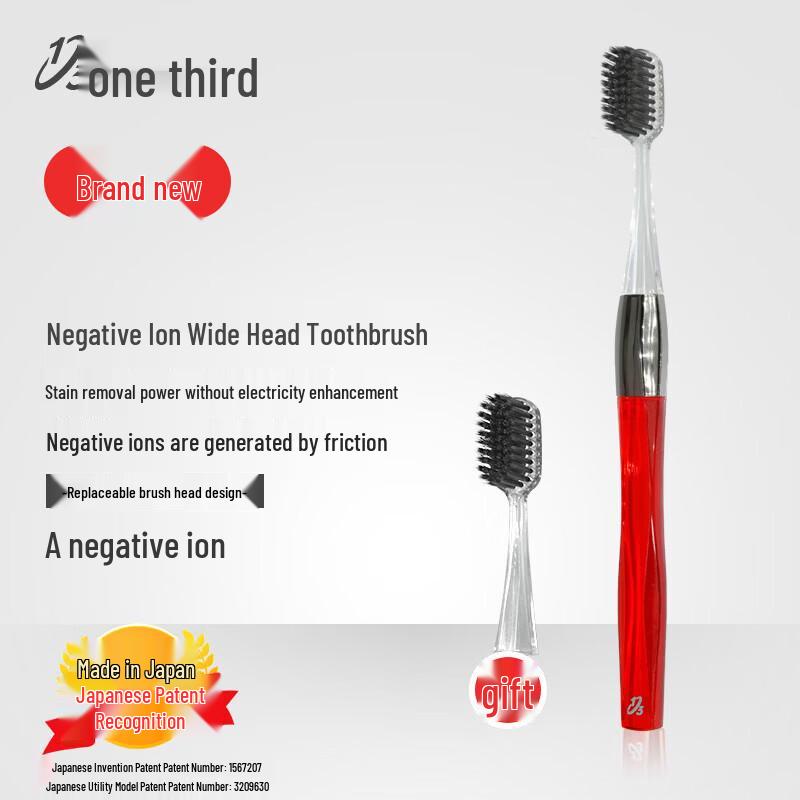 

1/3 Negative Ion Wide-Head Toothbrush Replacement Heads