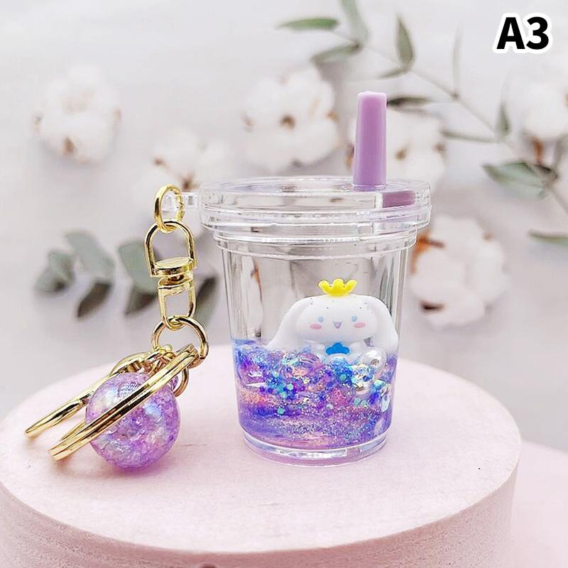 Sanrio мультфильм милый брелок аниме собака корица зыбучие пески брелок акриловый брелок кавайная сумка подвеска шарм автомобильный ключ аксессуары