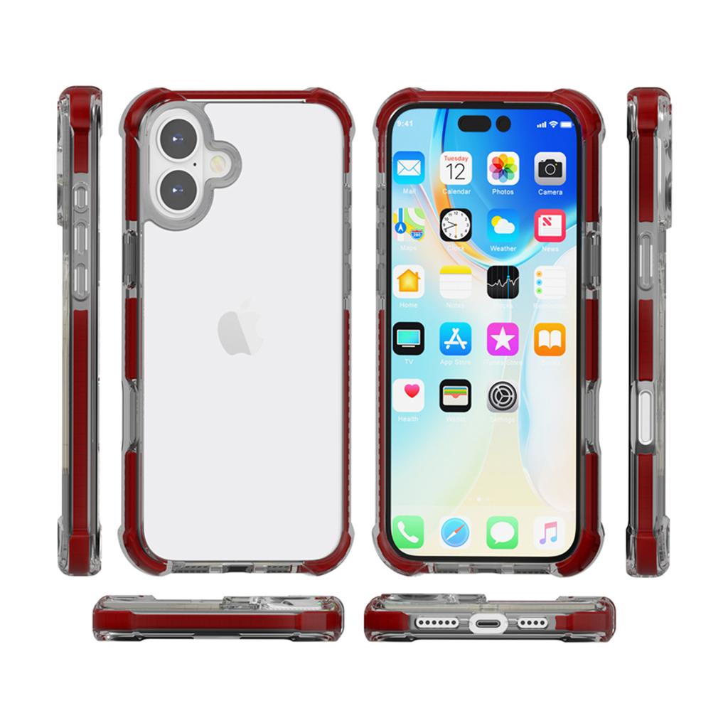 The New iPhone11 Acrylic Transparent Mobile Phone Case Is Suitable for Trendy Brand Three-in-one Lens Anti-drop Airbag Hard Case