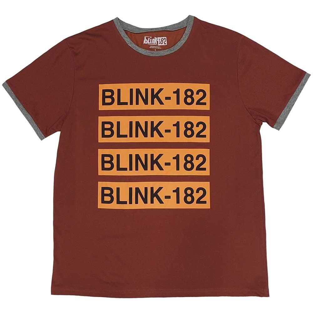 

Blink-182 Logo Repeat T-Shirt Red New S