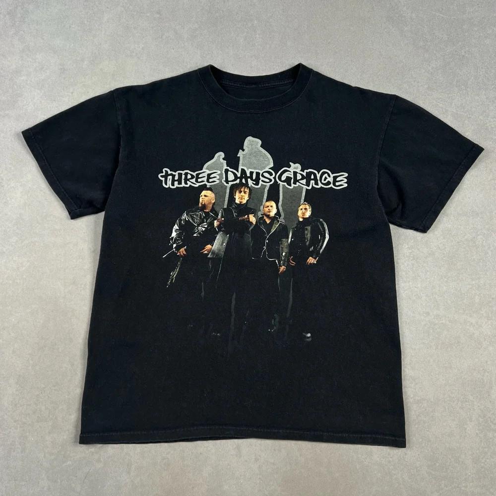 

Vtg 90s Three Days Grace Band Member Cotton Black S-5XL FF183 Unisex T-Shirt M