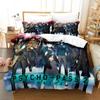 Anime Psycho Pass Bedding Set Duvet Cover Bed Set Quilt Cover Pillowcase Comforter king Queen Size Boys Adult Bedding Set