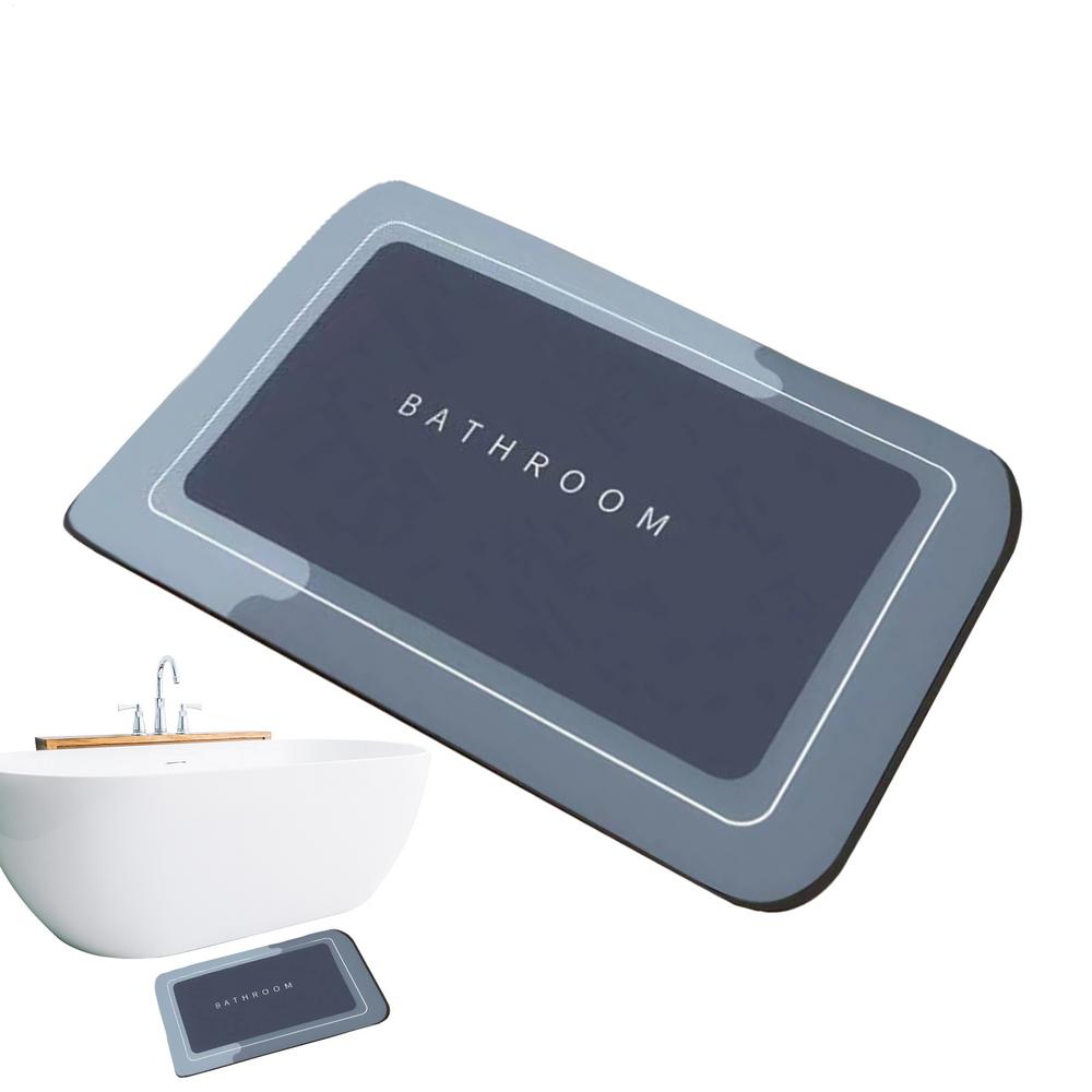 Absorbent Bath Mat Bath Mat Absorbent Quick Dry Quick-Drying Waterproof Anti-Slip Pad Diatomaceous Earth Carpet For RV Shower