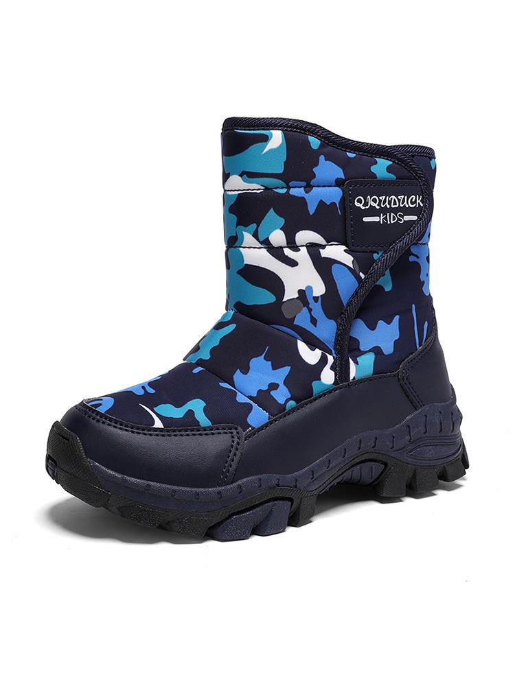 Botas de Neve de Inverno para Crianças até Meio da Panturrilha - Peludas, Quentes e Casuais para Meninos e Meninas