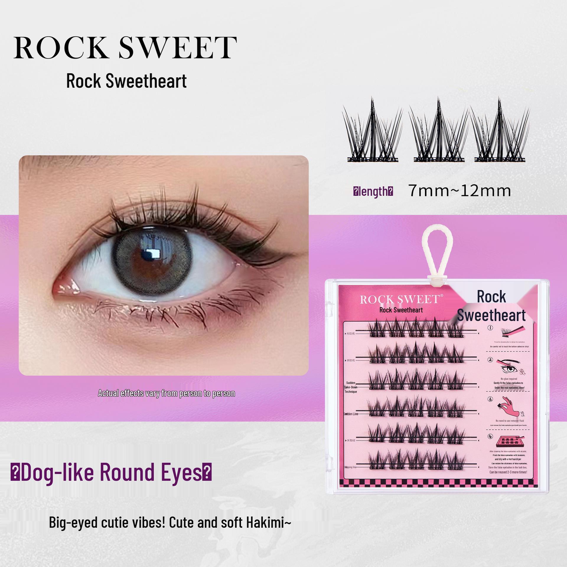 

Authentic Self-Adhesive Glue-Free False Eyelashes for Beginners Single Box