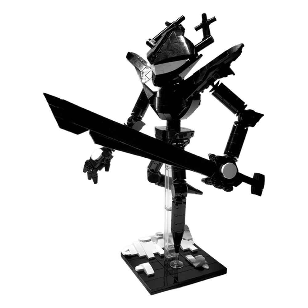 Gobricks MOC Deltarune MOC-231847 The Roaring Knight (Deltarune) Bricks