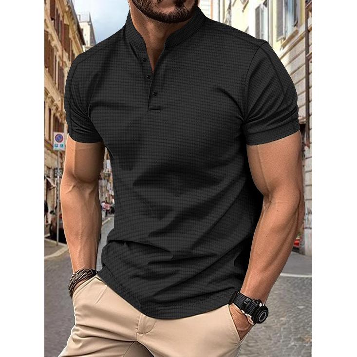 Summer Men's Polo Shirt Breathable Casual Quick-drying Lapel Short-sleeved Slim-fitting Men's Clothing Thin Fashion T-shirt Men's