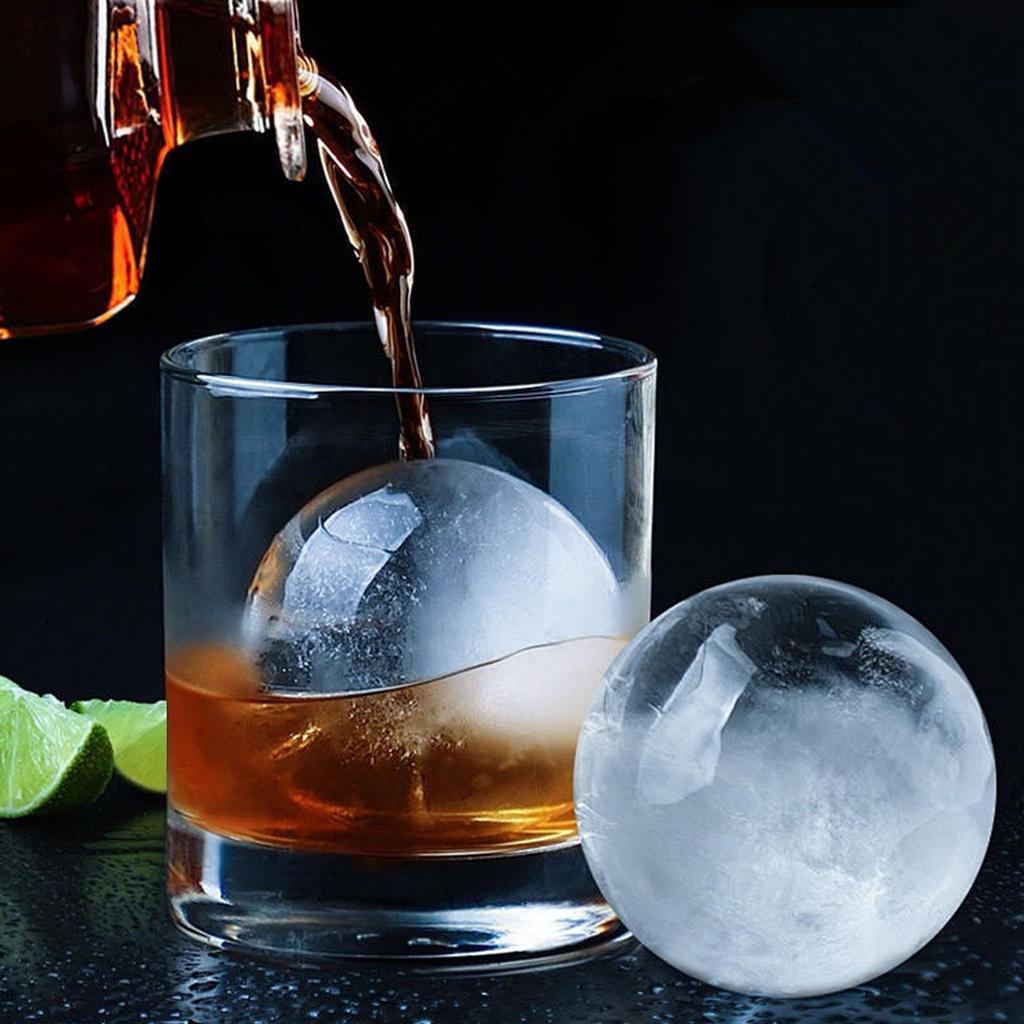 Ice Ball Mold Icy Maker For Cocktails Slow Melting Ice Ball Mold For Whiskey Beverage Fridge Home Travel Coffee Drinks
