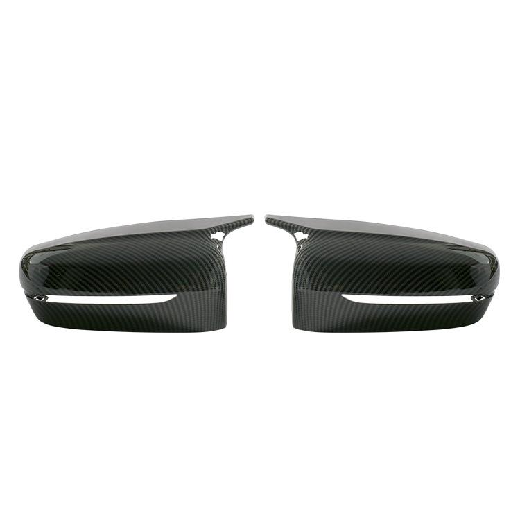 New Glossy Black Rearview Mirror Cover Carbon Fiber Side Mirror Housing Cover for BMW 3 Series 5 Series G20 G28 G30 G38 G11 G12