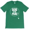 God Is The Plug T Shirt For Mens Short Sleeve Tee Shirts For Man Design