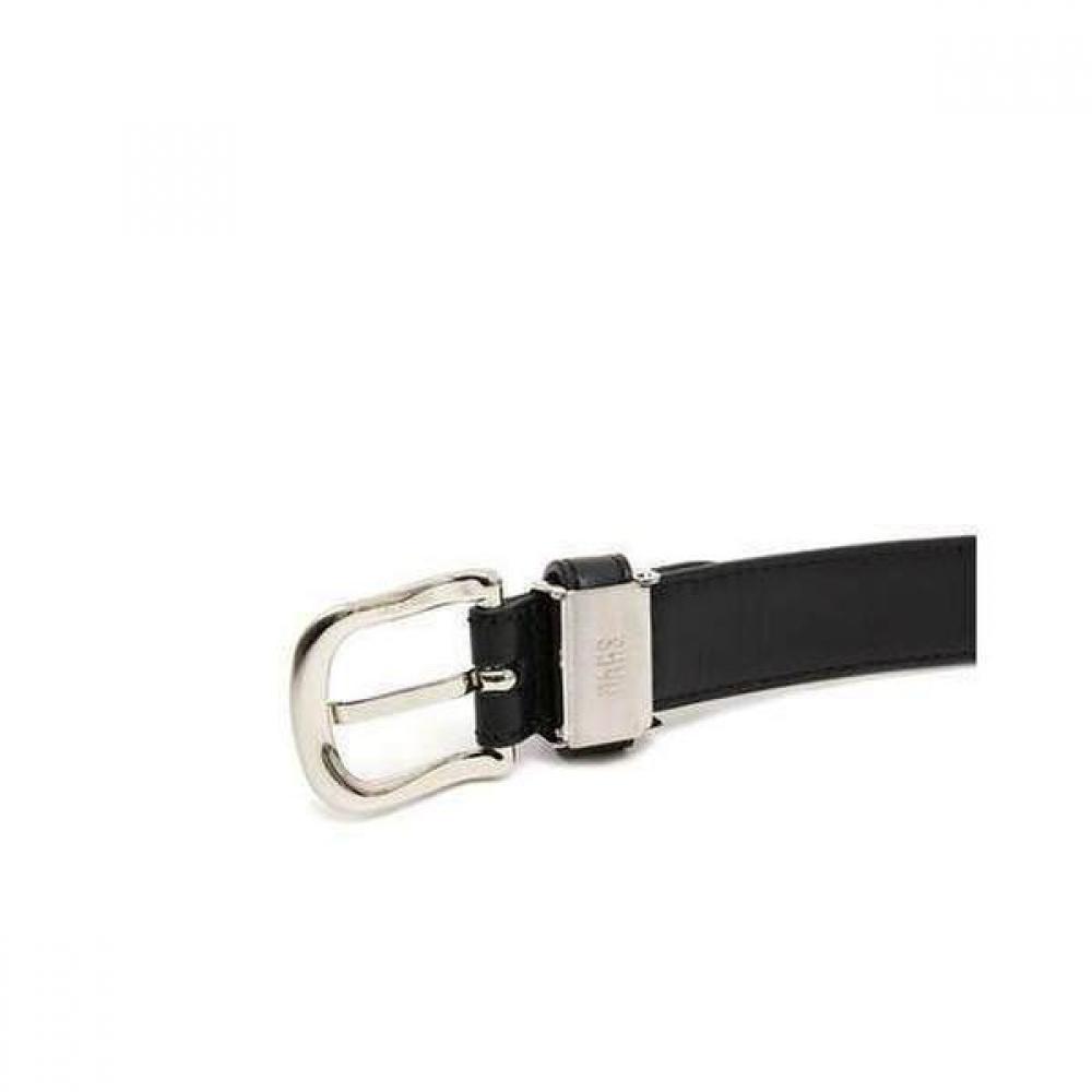 DakS Black Slim Matte Buckle Leather Women S Belt 2.5cm  Dbbe2f741