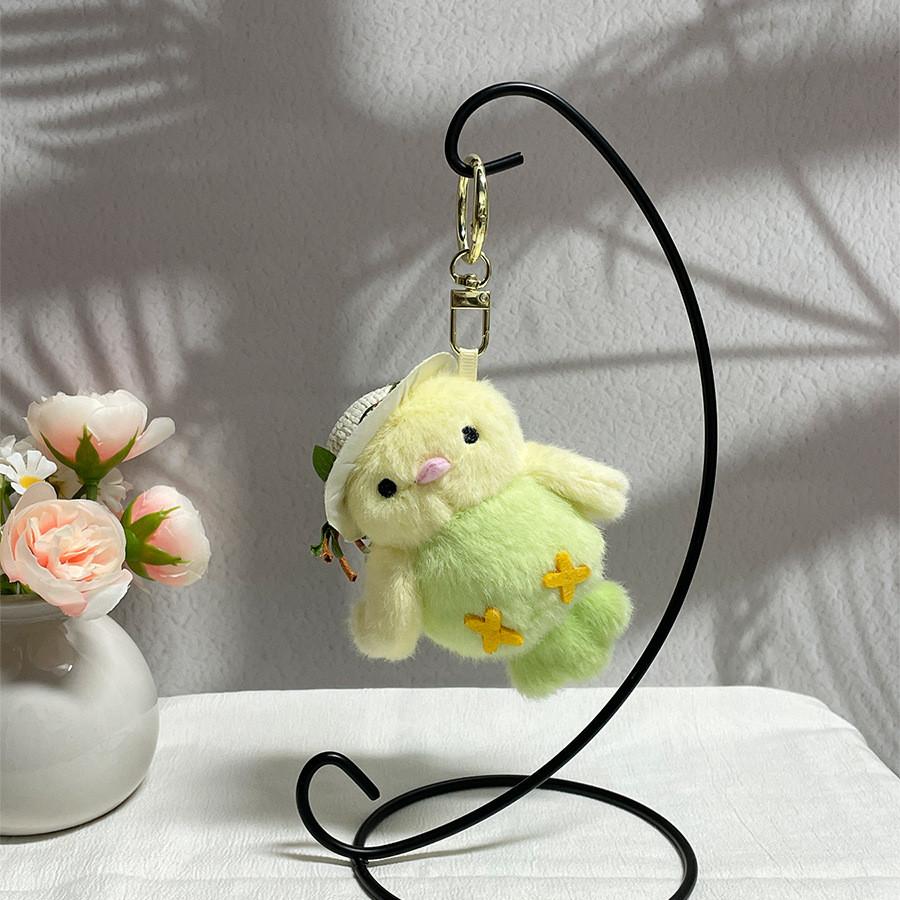 Cute Bird Plush Doll With Short Pile Fabric For Car Keyring And Holiday Gift