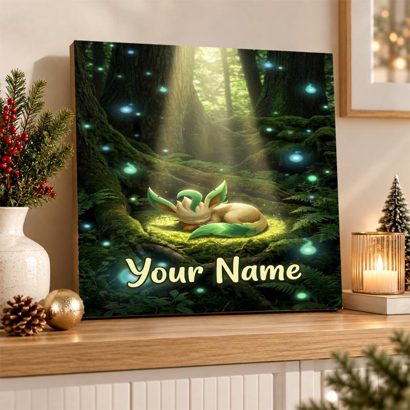 Leafeon Custom Name Diamond Painting Personalized 5D Full Drill DIY Diamond Art Home Decor