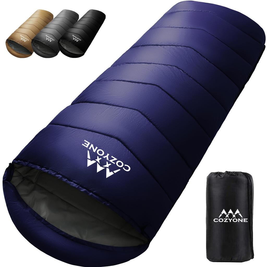 Cozyone Sleeping Suitable for Outdoor Emergency Car Comfortable Fully Suitable for All Includes Storage Bag Bag, Envelope-Style, Warm, Cold-Resistant,