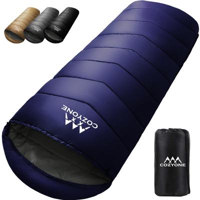 Cozyone Schlafsack Geeignet für Outdoor-Notfälle Auto Bequem Vollständig Geeignet für Alle Inklusive Aufbewahrungstasche Tasche, Umschlag-Stil, Warm, Kältebeständig,