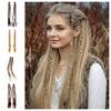 2 Stück Ombre Flecht-Haarverlängerungen 20 Zoll Dreadlock-Verlängerungen Clip-In-Haarverlängerungen Für Frauen