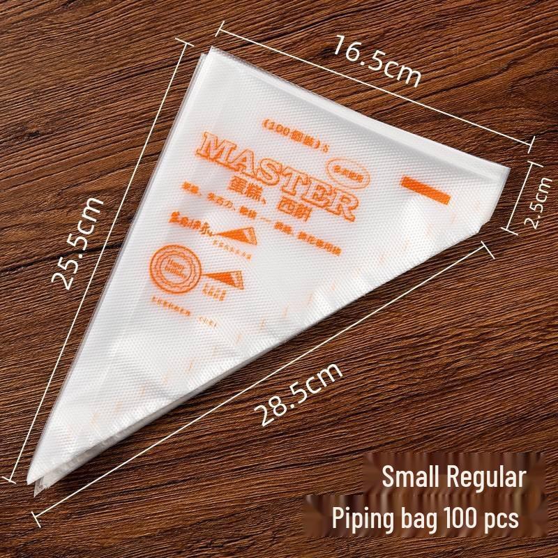 Thickened Disposable Piping & Icing Bags for Cream, Clay, Grout | Small, Medium, Large Sizes