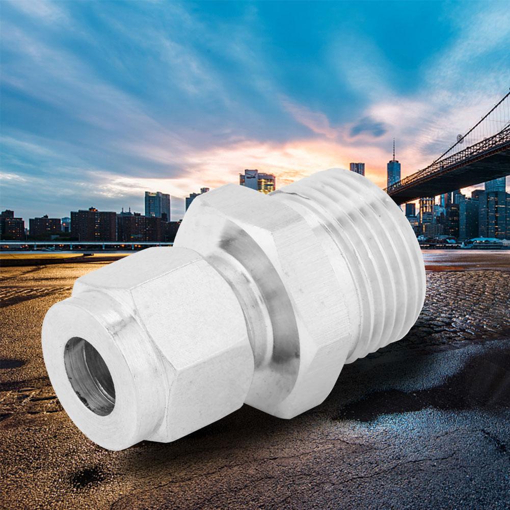 Stainless Steel Pipe Fitting Double Ferrule Joint Connector Single Card Sleeve M20*1.5 8