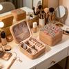 Vintage Jewelry Box, with Soft Interior Organizer, Lightweight Portable Travel Storage Case for Rings Earrings Necklaces