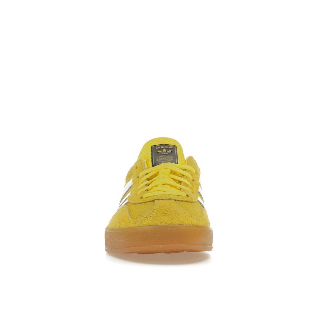 Adidas  Gazelle Indoor Bright Yellow Burgundy Women Sneakers Cloud-White Collegiate-Burgundy IE7003