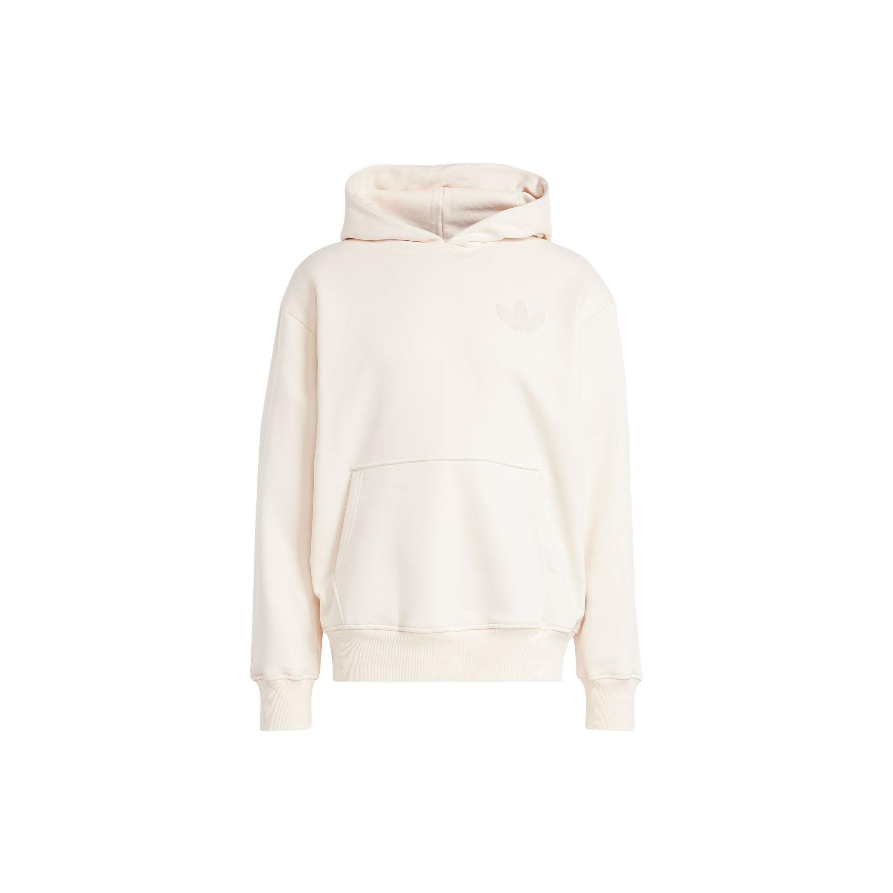 Adidas Originals Premium Graphic Printed Casual Hoodie Men Wonder-White IV9696 L