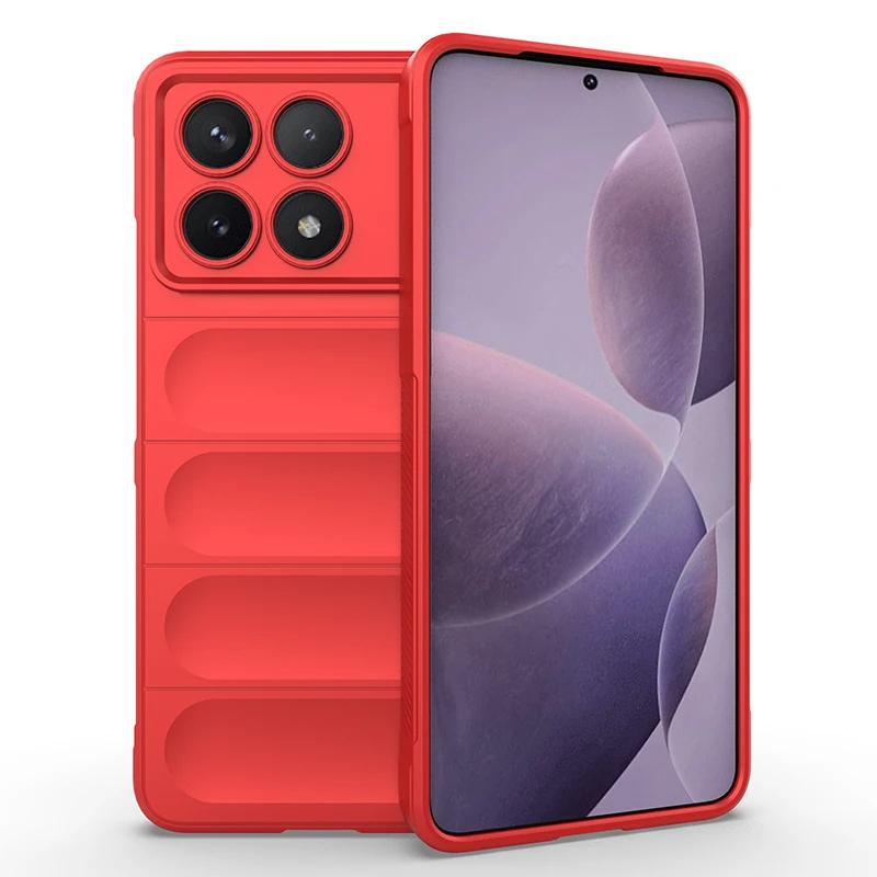 For Xiaomi Poco X3 X4 X5 X6 Pro X3 NFC Back Cover Phone Case Soft Liquid Silicone Anti-fall Shockproof Armor Protect Funda Coque