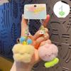 Beads Flower Letter Plush Keyring Cartoon Design Plush Flower Bag Pendant  Children
