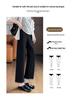 Spring/Summer 2026 High-Waisted Lace Trim Wide-Leg Pants: Women's Petite, Drapey, Eight-Tenths to Nine-Tenths Length.