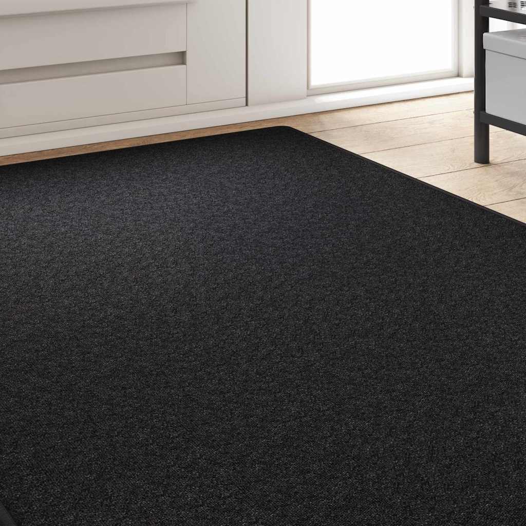 Anthracite Grey Carpet Runner 100 x 250 cm 100percent  Polypropylene