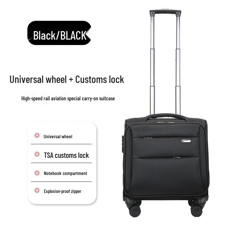 LIDU Multi-functional Mini Rolling Luggage 12 inch