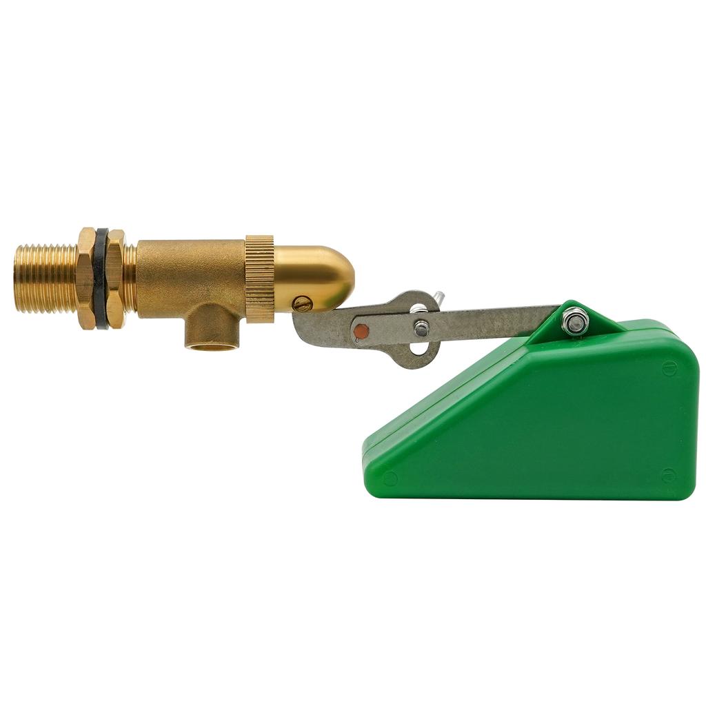 Valvola in Ottone da 1/2 Pollice con Galleggiante in Plastica Valvola Galleggiante per Acqua in Rame Braccio Regolabile Valvola Galleggiante Riempimento Automatico per Serbatoio d'Acqua