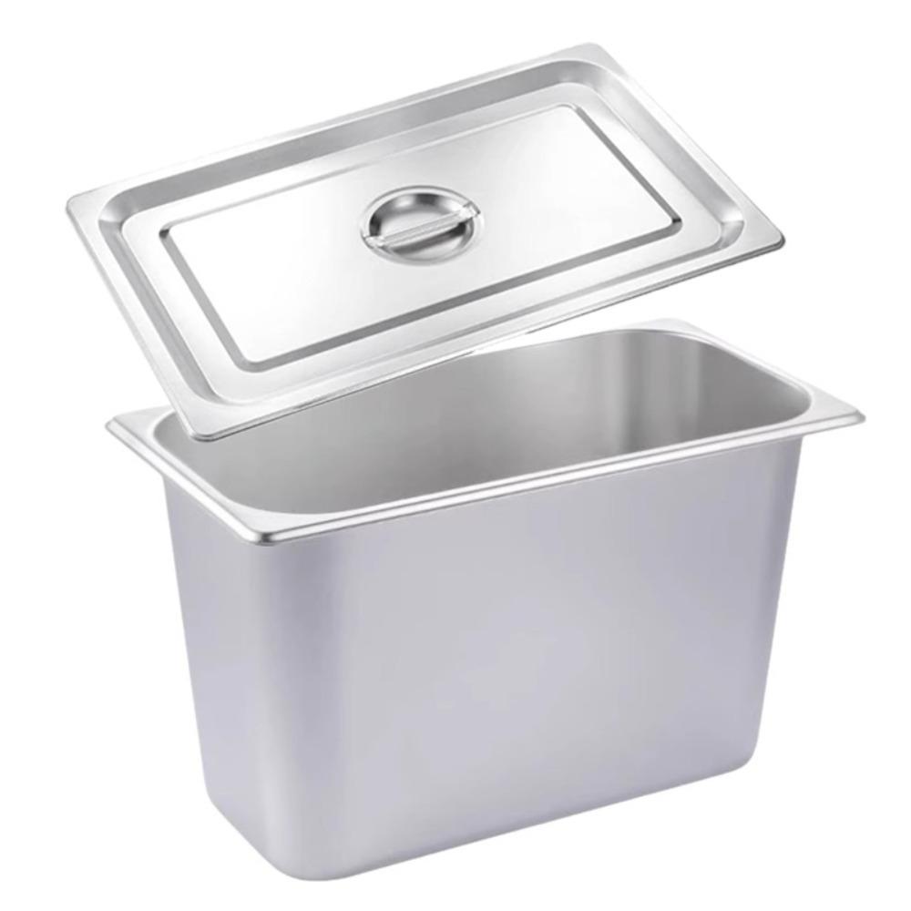 Rust-proof Canteen Food Basin Rectangular Food Preparation Box Durable Food Storage Box  Hotel