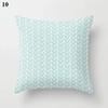 Light Blue Green Mint Cushion Cases Geometric Pattern Smooth Pillowcase American Style Comfortable Soft Home Decorations 45*45Cm