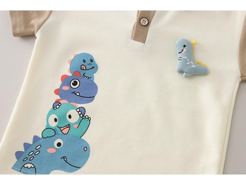 New Summer Arrival: Boys' Infant POLO Shirt & Shorts Set - Casual Short Sleeve Two-Piece